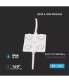 1,44W Wasserdichtes blaues LED-Modul - 12V DC, IP68, perfekt für Schilder und Speziallösungen
