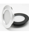 2,7W Ø6,8cm Reco68 Möbel-Einbaustrahler RA92 - 12V DC, Lochausschnitt: Ø5,5 cm, Maße: Ø6,8 cm, Mattweiß