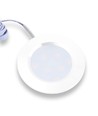 2,7W Ø6,8cm Reco68 Möbel-Einbaustrahler RA92 - 12V DC, Lochausschnitt: Ø5,5 cm, Maße: Ø6,8 cm, Mattweiß