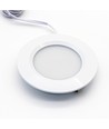 2,7W Ø6,8cm Reco68 Möbel-Einbaustrahler RA92 - 12V DC, Lochausschnitt: Ø5,5 cm, Maße: Ø6,8 cm, Mattweiß