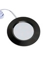 2,7W Ø6,8cm Reco68 Möbel-Einbaustrahler RA92 - 12V DC, Lochausschnitt: Ø5,5 cm, Maße: Ø6,8 cm, Schwarz