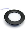 2,7W Ø6,8cm Reco68 Möbel-Einbaustrahler RA92 - 12V DC, Lochausschnitt: Ø5,5 cm, Maße: Ø6,8 cm, Schwarz