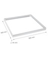 Rahmen für 60x60 LED-Panel - Schneller Zusammenbau, Kunststoffecken, ohne sichtbare Schrauben, weißer Rand