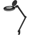 LED-Lupenlampe mit Klemme x1,75 9W - Schwarz