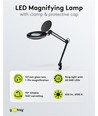 LED Lupenlampe mit Klemme 8W - Schwarz