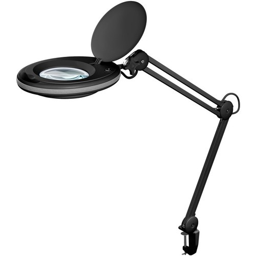 LED Lupenlampe mit Klemme 8W - Schwarz