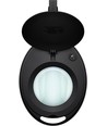 LED Lupenlampe mit Klemme 8W - Schwarz