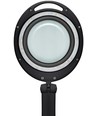 LED-Lupenlampe 6W - Schwarz, Tischlampe