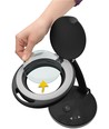 LED-Lupenlampe 6W - Schwarz, Tischlampe