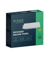 3W 9x9cm LED Einbaupanel - Ausschnitt: 8cm x 8cm, Maße: 9cm x 9cm