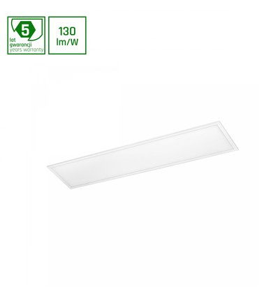 30x120 LED Panel, 40W - 130lm/W, Philips Driver, 5 Jahre Garantie, 3000K, weißer Rand