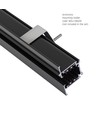 1m 3-Phasen Stromschiene - Schwarz, 100cm, IP20, für Schienenstrahler