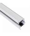 100cm 3-Phasen Einbauschiene - Weiß, SPS 2, Aluminium, IP20, für 230V Schienensystem