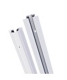 100cm 3-Phasen Einbauschiene - Weiß, SPS 2, Aluminium, IP20, für 230V Schienensystem