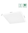 60x60 PHILIPS Driver LED Panel, 40W - 138lm/W, IP20, 5 Jahre Garantie, weißer Rand