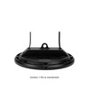 200W LED Hallenstrahler, 180lm/W - DALI dimmbar, 90 Grad, IP65, IK08, schwarzes Gehäuse