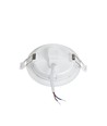 6W Algine 2-in-1 Einbau/Aufbau Panel - 125lm/W, Ø11,5cm, 3000K, weißer Rand, rund