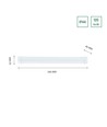 60cm 15W Aquatica LED-Leuchte - IP44, rund, für das Badezimmer oder die Küche