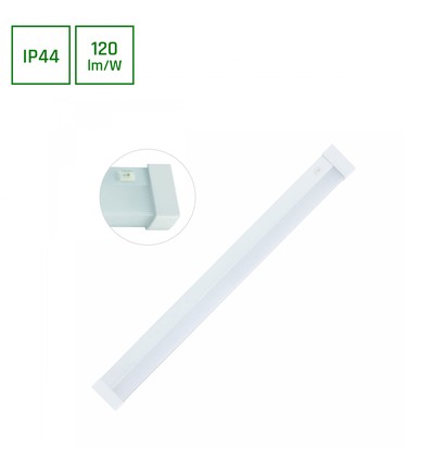 60cm 15W Aquatica LED-Armatur - IP44, quadratisch, für Badezimmer oder Küche