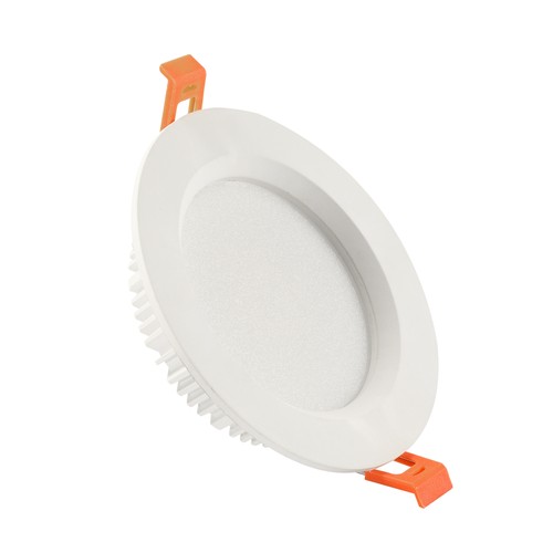 12W Ø14cm Einbaupanel - IP44 Feuchtraum, Loch: Ø11cm, weiß, 5 Jahre Garantie
