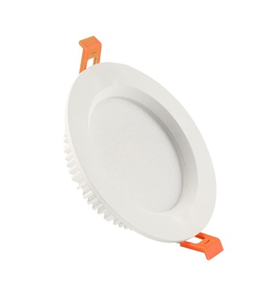 12W Ø14cm DURE 3 MAX Einbaupanel - 133lm/W, IP44 Feuchtraum, weiß, Ausschnitt: Ø11cm, 5 Jahre Garantie