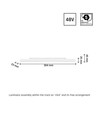 8W dimmbar SHIFT Line S Schienenleuchte - 100°, Weiß, DALI