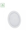 12W Ø17cm 2-in-1 Einbaupanel / Aufbaupanel - 125lm/W, 3000K, rund, weißer Rand