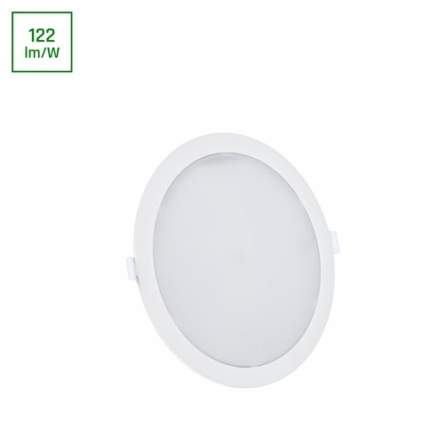 18W Ø22cm Algine 2-in-1 Einbaupanel - 122lm/W, 4000K, rund
