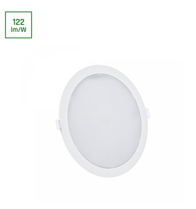 18W Ø22cm Algine 2-in-1 Einbaupanel - 122lm/W, 4000K, rund