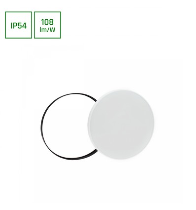 32W LED Sensorleuchte - IP54, 3450lm, 6000K, kaltweiß, integrierter Sensor