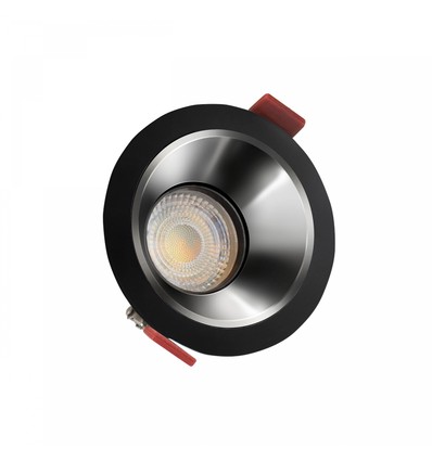 Fiale Comfort Einbauspot - Aluminium, ohne Leuchtmittel, IP20, weißer Rand
