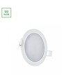 6W Ø11,5cm 2-in-1 Einbau- und Aufbaupanel - 750lm, 4000K, weißer Rand, rundes Design
