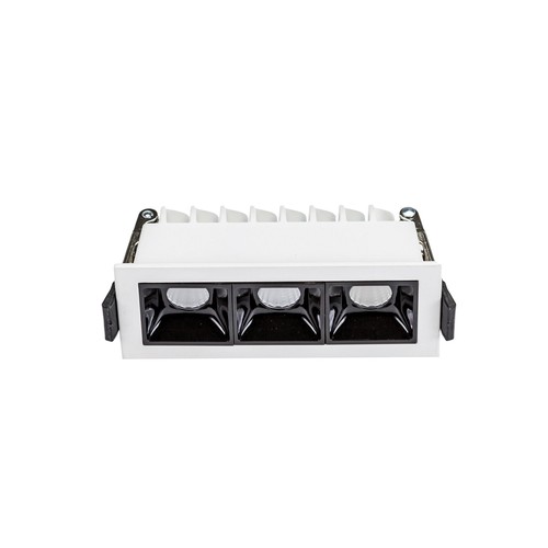 GRID Modell M - Einbauleuchte, 8W, 45 Grad, weiß, dimmbar ohne Leuchtmittel
