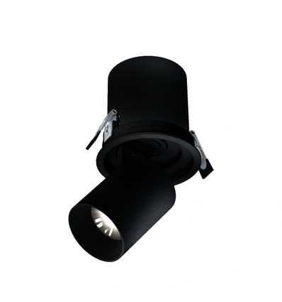 IN OUT - Modell M - Einbaustrahler, 12W 36° 100x110 mm, Schwarz ohne Lichtquelle