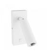 Mini GU10 Slim Wandleuchte - Mit Schalter, Ø3,8x9,5 cm, weiß, rund, ohne Leuchtmittel
