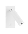 Mini GU10 Slim Wandleuchte - Mit Schalter, Ø3,8x9,5 cm, weiß, rund, ohne Leuchtmittel