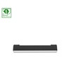 12W System Line S Linearmodul, 24V - 33,7cm, RA90, 3000K, Osram LED, IP20, schwarzes Gehäuse
