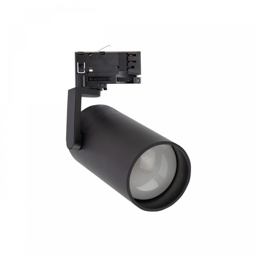 3-Phasen GU10 Schienenstrahler Madara Slim - Schwarz, ohne Leuchtmittel, für MR11, max. 4W LED