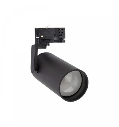3-Phasen GU10 Schienenstrahler Madara Slim - Schwarz, ohne Leuchtmittel, für MR11, max. 4W LED