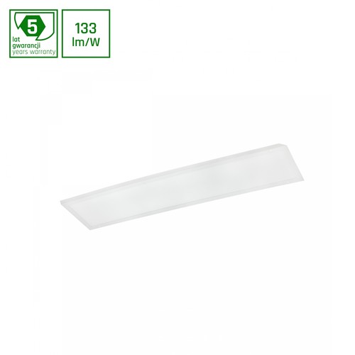 30x120 LED-Panel, 30W - 133lm/W, 6000K, weißer Rand, 5 Jahre Garantie