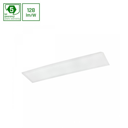 30x120 LED Panel, 40W - 128lm/W, 3000K, 5 Jahre Garantie, weißer Rand