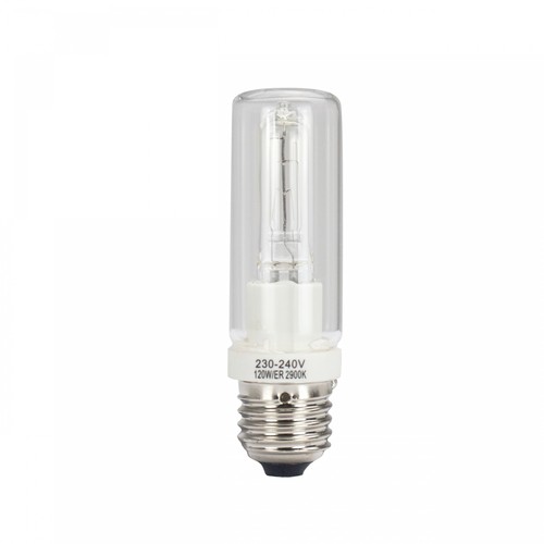 Halogenlampe 120W - E27, 33x115mm, 230V