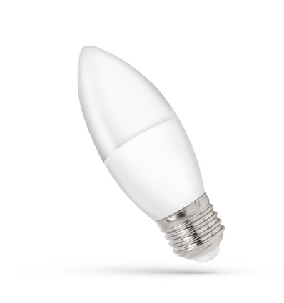 8W LED-Kerzenlampe - C37, 160 Grad, 230V, E27