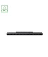 18W SHIFT Basic - Raster m. Linear-Leuchte 33cm - 3000K, Schwarz