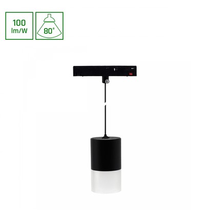 6W SHIFT BASIC Hangit Hängeleuchte - 3000K, Schwarz, 55x95mm (110cm Kabel)