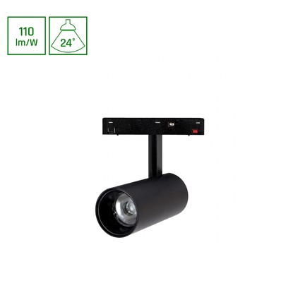 10W SHIFT Basic Strahler-Armatur - 3000K, Schwarz, 50x110x170mm