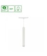 12W Dimmbare SHIFT Smart Hangit Pendelleuchte für Schienensysteme - 25°, Weiß, Ø40x297 (90cm Kabel), CCT/Dim, Zigbee