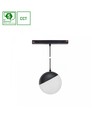 5W dimmbar SHIFT Smart-Globe P Pendelkugel für Schienensystem ø100 - 165°, CCT, Schwarz, 81.5cm Kabel, Zigbee