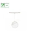 5W dimmbar SHIFT Smart Globe P Hängekugel Schienenstrahler Ø100 - 165°, CCT, weiß, 81.5cm Kabel, Zigbee