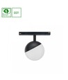5W dimmbar SHIFT SMART Schienenstrahler Ø100x130mm - 165°, CCT, Schwarz, Zigbee